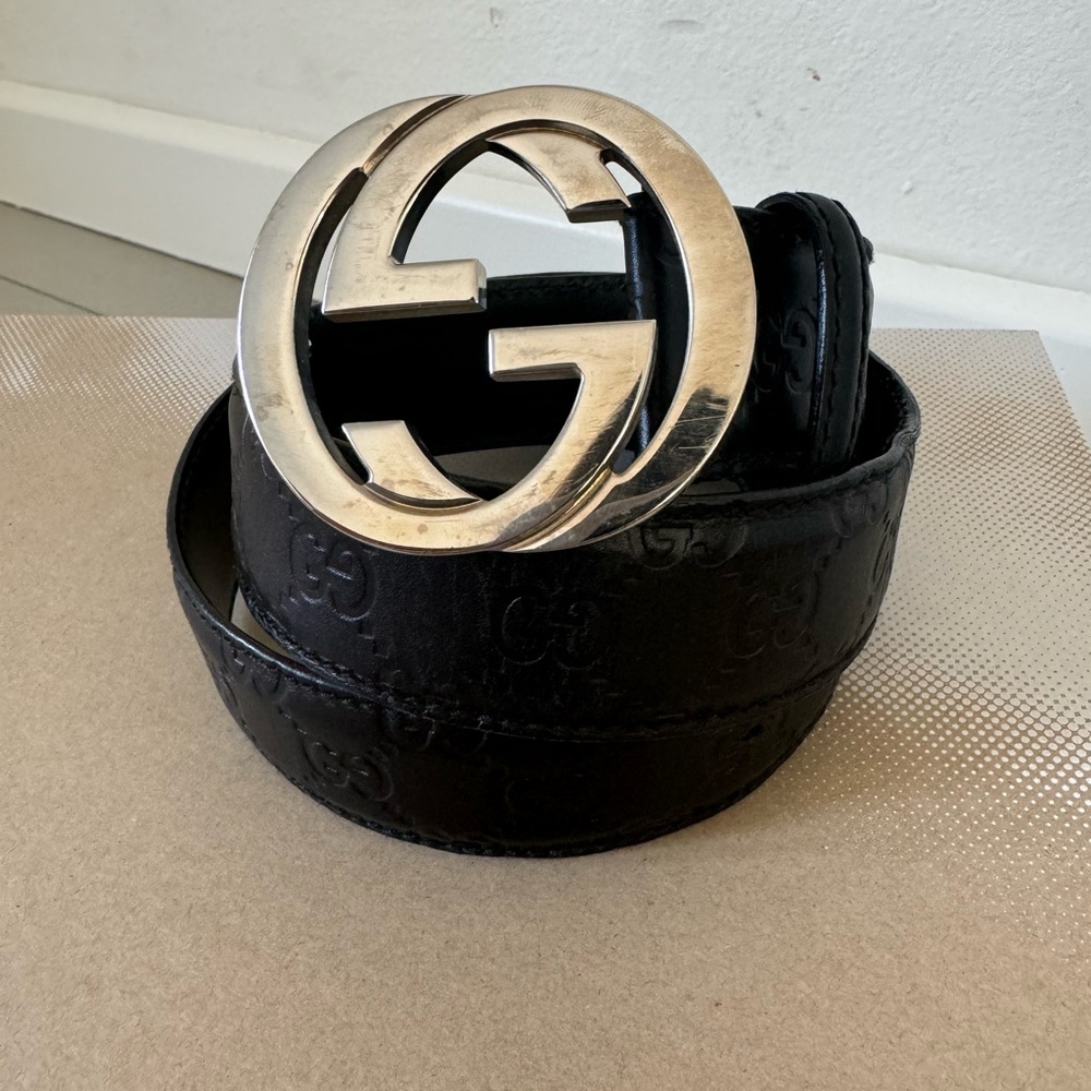 GUCCI signature leather belt